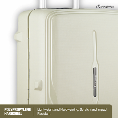 Travelwize Clipper PP 65cm 4-Wheel Spinner Luggage Beige
