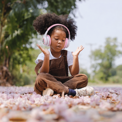 Volkano Wonder Bluetooth Wireless Headphones - Pink
