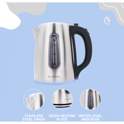 Elektra 1.7l Stainless Steel Kettle