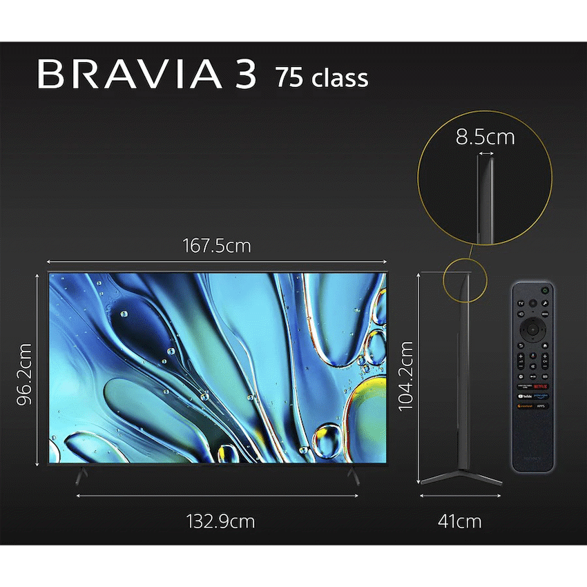 BRAVIA 3 75" class LCD TV