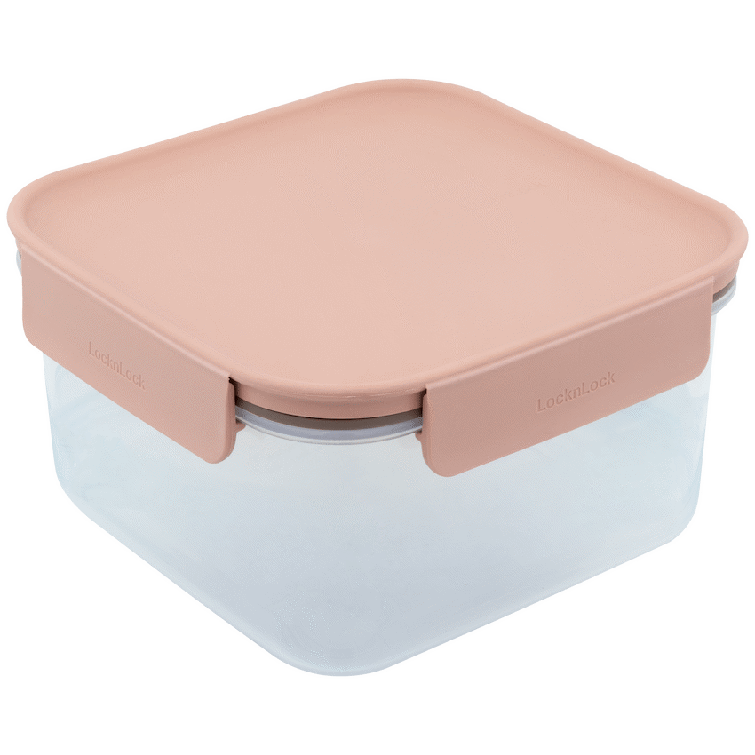 LocknLock Classic Plus sq 1.25lt pink ( Order in Qty of 3)