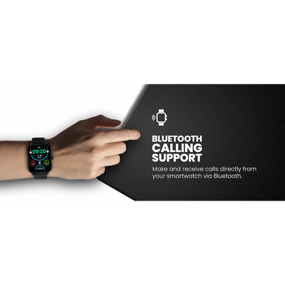 Volkano Chroma Series Smartwatch with Black Strap