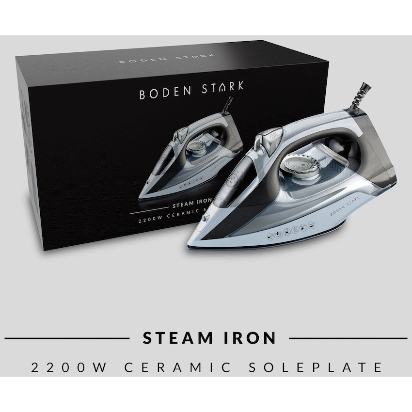 Boden Stark 2200W Ceramic Steam Iron
