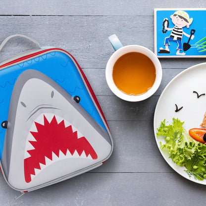 Quest Shark 3D EVA Lunch Bag - Grey