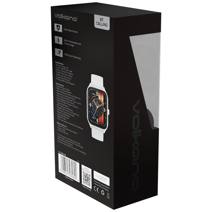Volkano Life Series Smart Watches - Silver