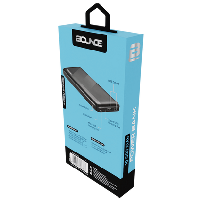 Bounce Juiced Series 10000mah Power Bank - Black