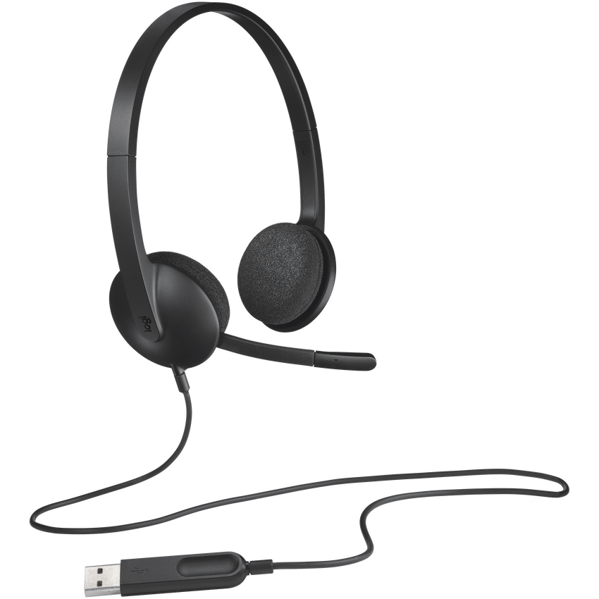 Logitech(R) H340 USB Computer Headset - Black