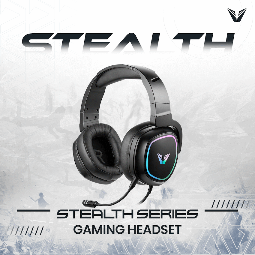VX Gaming Stealth Series Wireless Gaming Headset - RGB