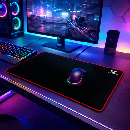 VX Gaming Battlefield series gaming mousepad - Extra large black/red - 550mm