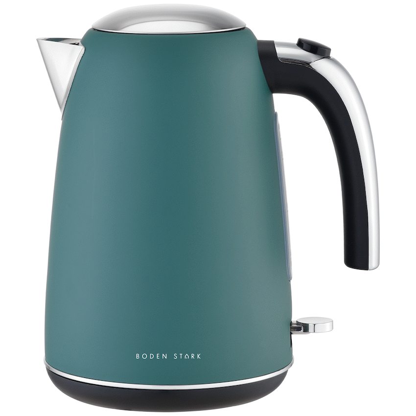 Boden Stark 1.7L Matte Stainless-Steel Kettle - Green