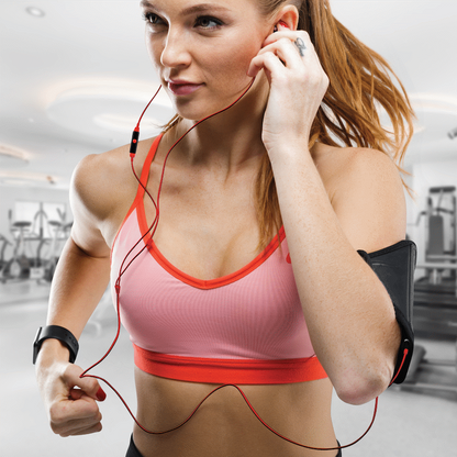 Volkano Sports Earphones Black/Red