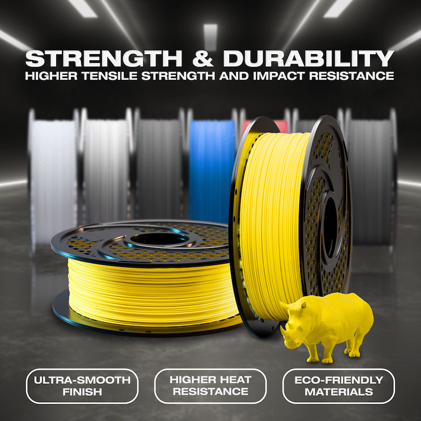 SA Filament PLA Hyper Filament 1kg - Yellow