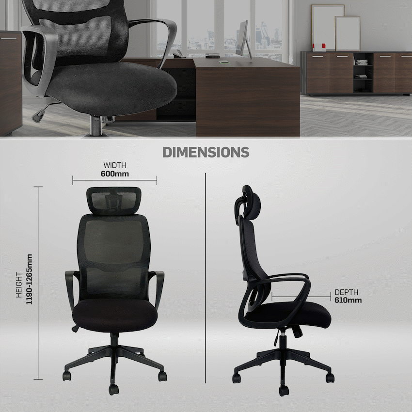 Everfurn Craft High Back Office Chair
