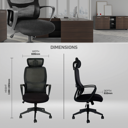 Everfurn Craft High Back Office Chair