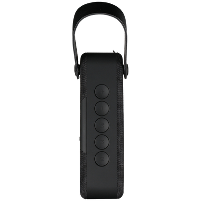 Rocka Fibre Series Bluetooth Speaker with Fabric Trim - Black