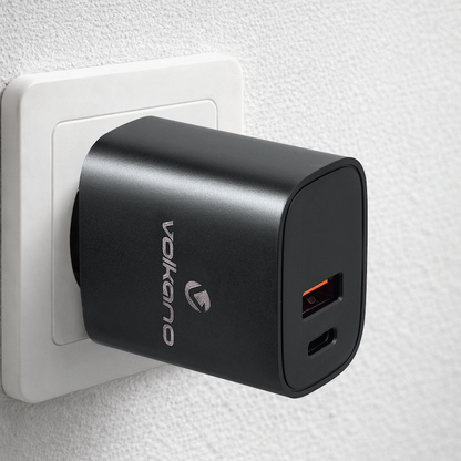 Volkano Express Series QC3.0 + PD Wall Charger - 20w with Cable