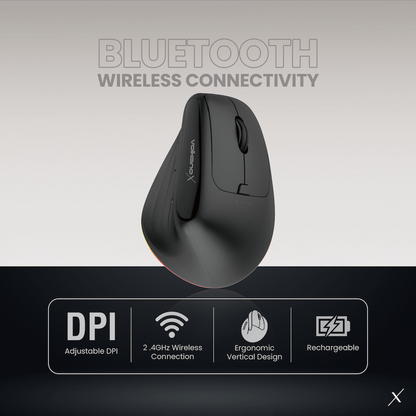 VolkanoX Aether Series Wireless Mouse With RGB