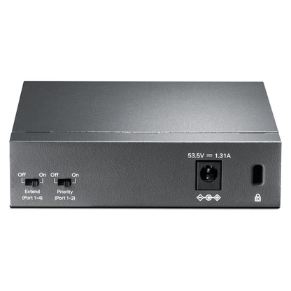TP-Link TL-SF1005P 5-Port 10/100Mbps Desktop Switch with 4-Port PoE+
