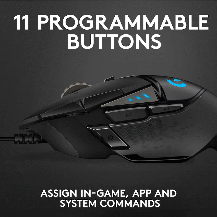 Logitech(R) G502 HERO High Performance Gaming Mouse