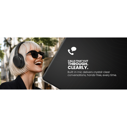 Volkano Odyssey ANC Bluetooth Wireless Headphone - Black
