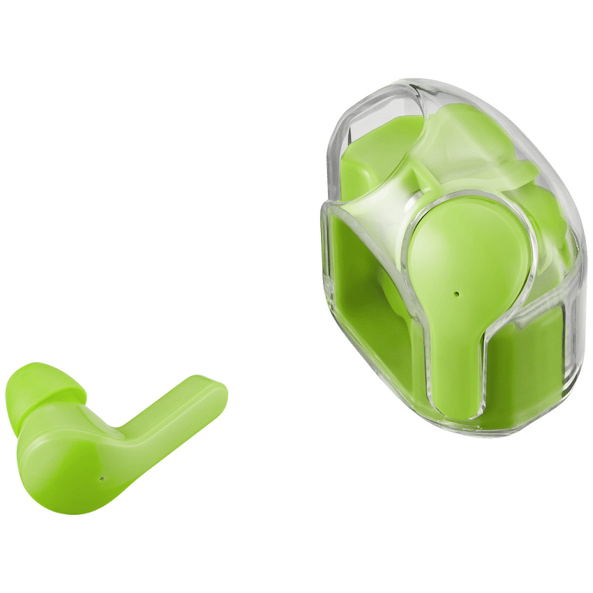 Volkano Crystalline Series TWS Earphone - Neon - Hardbox