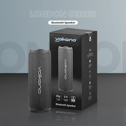 Volkano London Series Bluetooth Speaker - Black
