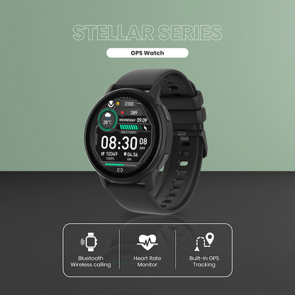 Volkano Stellar Series GPS Smartwatch - Black