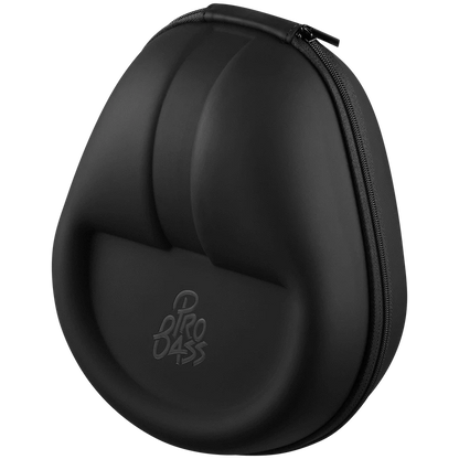 Pro Bass Retro Bluetooth Wireless Headphone with PU Case - Black