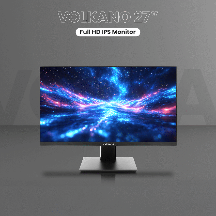 Volkano 27-inch Full HD IPS Monitor with HDMI/VGA, 100 Hz