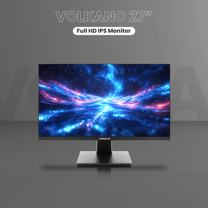 Volkano 27-inch Full HD IPS Monitor with HDMI/VGA, 100 Hz