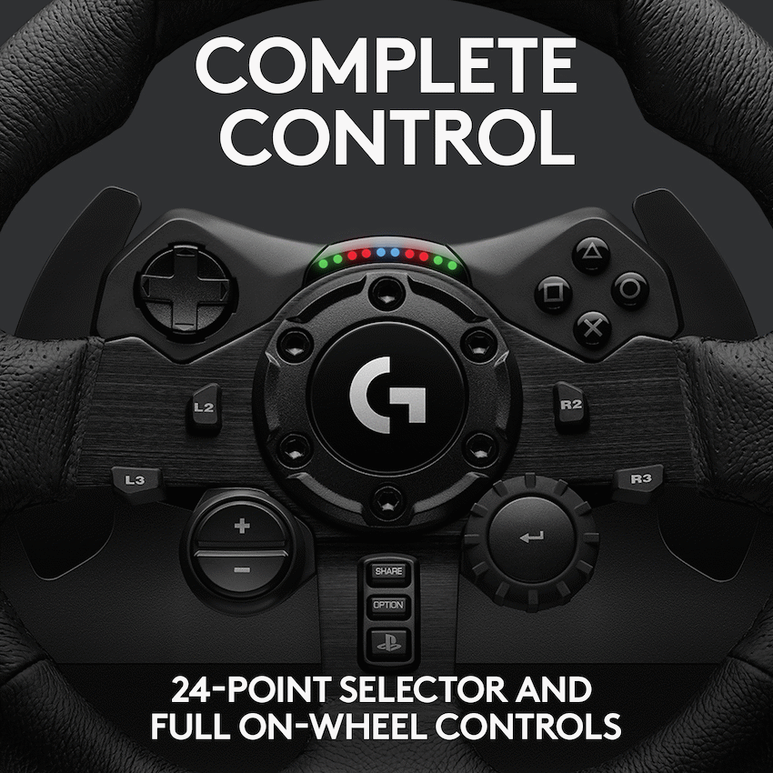 Logitech(R) G923 PS Trueforce Racing Wheel and Pedals for PS & PC
