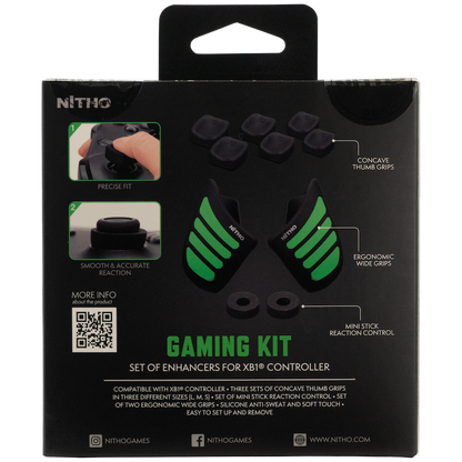 Nitho XB1 Gaming Kit Set of Enhancers for Xbox One(R) Controllers