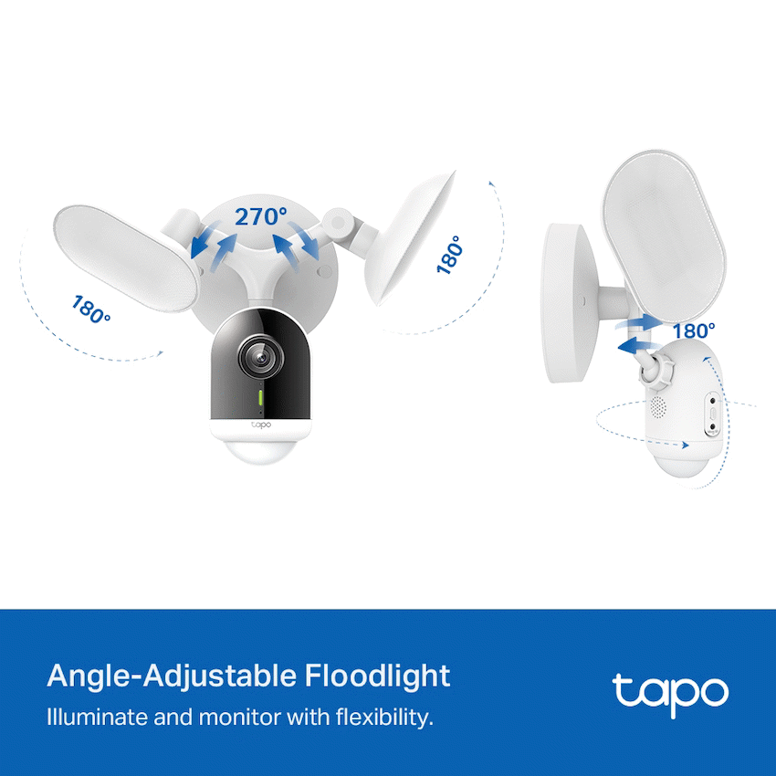 TP-Link Tapo C720 4MP 2K QHD Outdoor security Camera with 2800 lumen floodlight