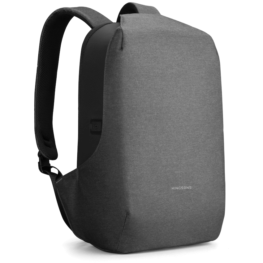 Kingsons Urban Series Anti-Theft 15.6" Laptop Backpack - Black