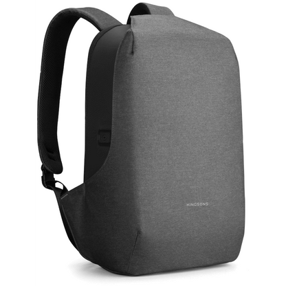 Kingsons Urban Series Anti-Theft 15.6" Laptop Backpack - Black
