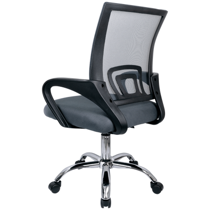 Everfurn Swift Mid Back Chair - Grey