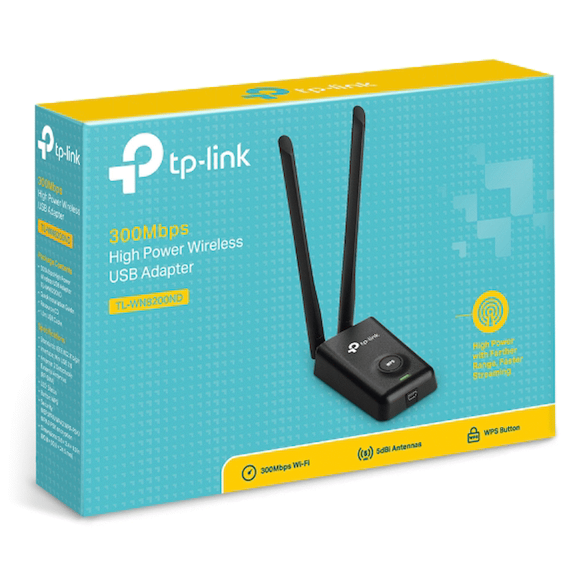 TP-Link TL-WN8200ND 300Mbps High-Power Wireless USB Adapter