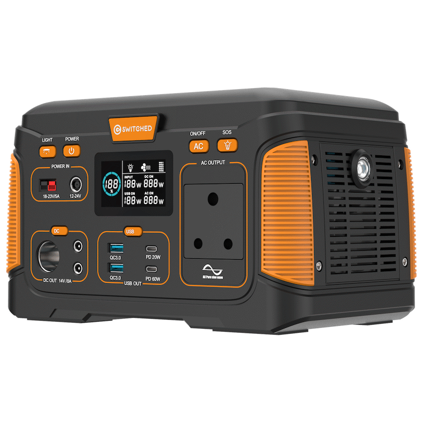 Switched 300W Professional Portable Power Station (307WH)