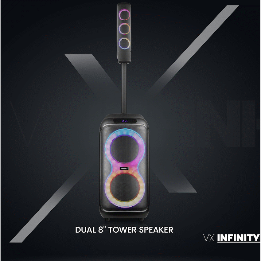 VolkanoX Infinity Series Dual 8" Tower Speaker