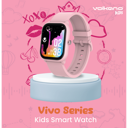 Volkano Vivo Series Kids Smart Watch - Pastel Pink