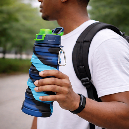 Quest Hydro-Pop Bottle 500ml - Multi Blue