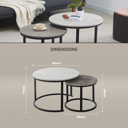 Indus Nesting Coffee Table Greyish