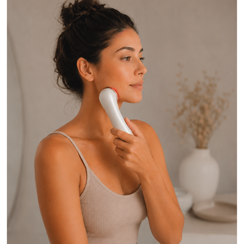 Zen Radiance Series Red Light Therapy Facial Massager