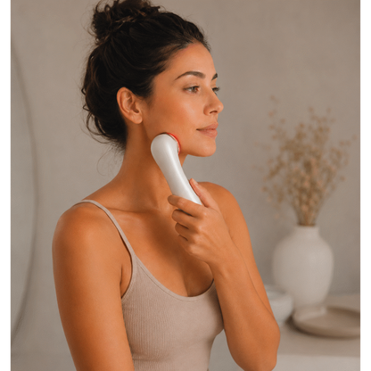 Zen Radiance Series Red Light Therapy Facial Massager