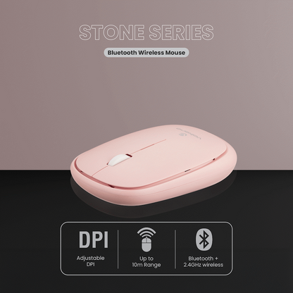 Volkano Coral series Bluetooth Wireless Mouse - Pink