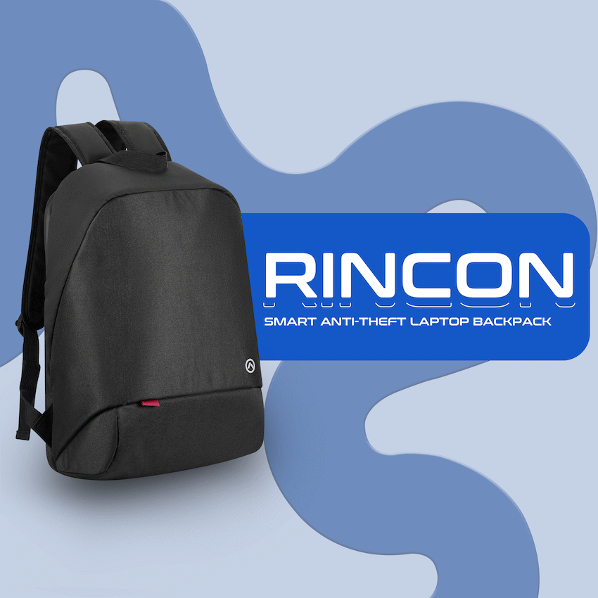Amplify Rincon 15.6" Smart Anti-Theft Laptop Backpack