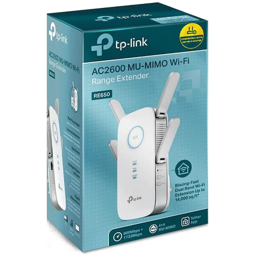 TP-Link RE650 AC2600 Wi-Fi Range Extender