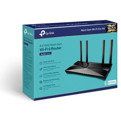 TP-Link Archer AX10 AX1500 Wi-Fi 6 Router