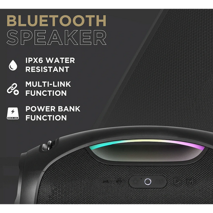 VolkanoX VXS400 Portable Bluetooth Speaker - Black