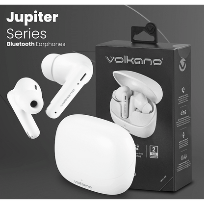 Volkano Jupiter Series TWS Earphones - White